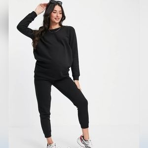 ASOS Maternity sweater and sweatpants tracksuit - cute trendy coordinating set!!